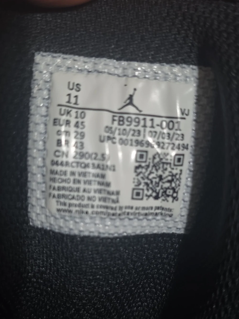 Jordan Black and White High-Top Sneakers - Men